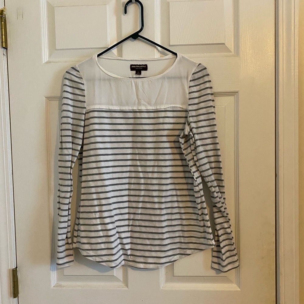 Cute Johnston & Murphy Striped Top
